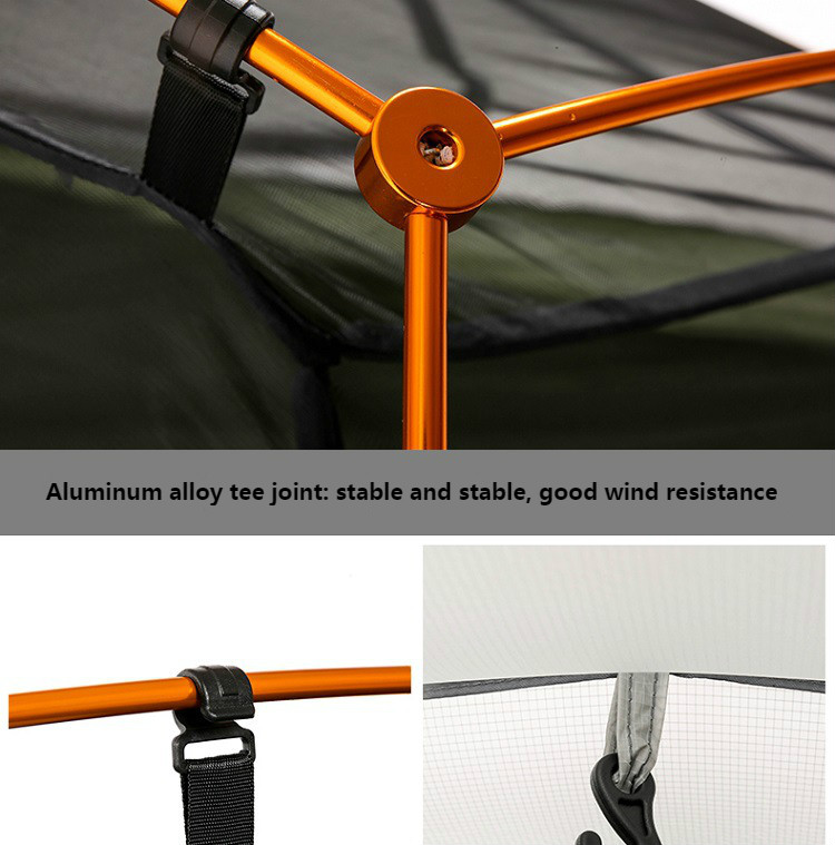 Cheap Goat Tents CHANODUG Outdoor men and women riot rain camping camping tent Oxford cloth 15D silicone light hiking double double tent 1.8KG Tents 
